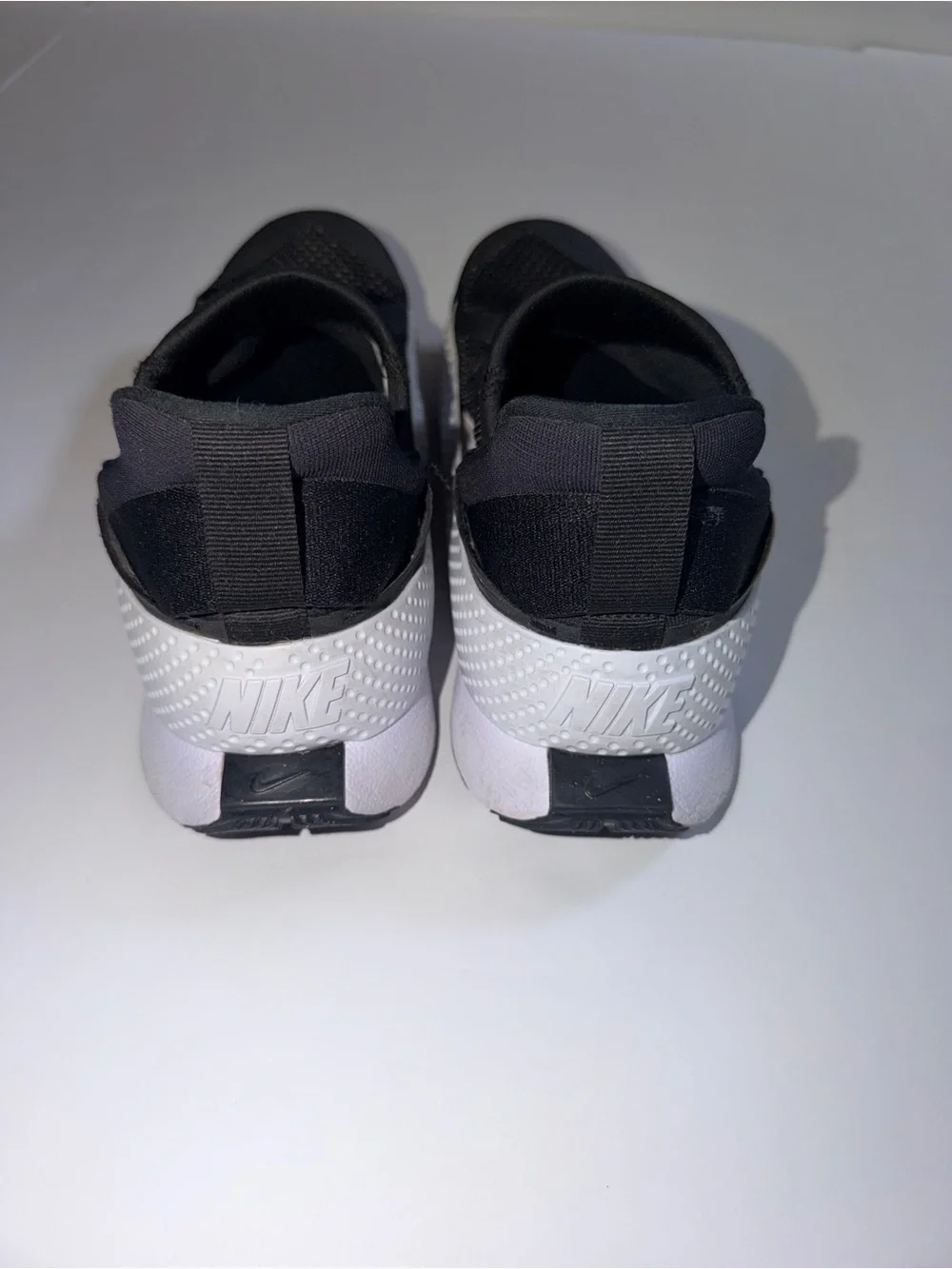 Nike Womens Slip-On Athletic Shoes in Black and White